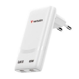 USB Cable Verbatim 32355-VERB 65 W Бял