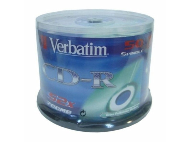 CD-R Verbatim 43351 52x 700 MB (50 броя)