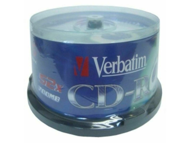 CD-R Verbatim 43432 700 MB 52x (25 uds) 700 MB