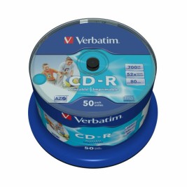 CD-R Verbatim AZO Wide Inkjet Printable 50 броя (50 броя)