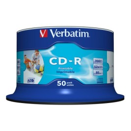 CD-R Verbatim AZO Wide Inkjet Printable 50 броя (50 броя)