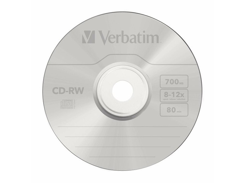 CD-RW Verbatim 43480