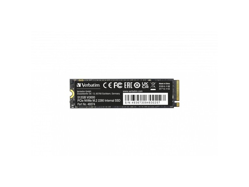 Твърд диск Verbatim VI3000 512 GB SSD
