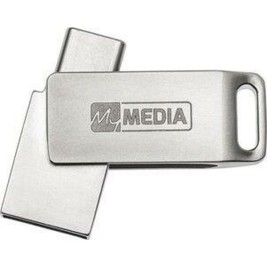 Флашка MyMedia Сребрист 128 GB