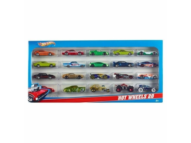 Игра Комплект Превозни Средства Hot Wheels H7045 20 броя