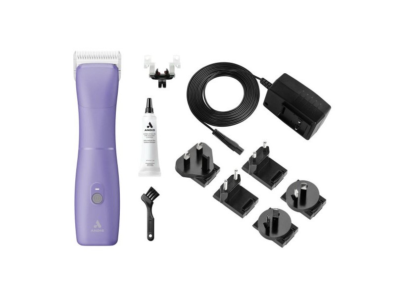 Уред за подстригване на домашни животни Andis EMERGE Clipper Лилав