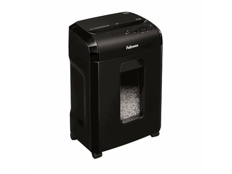 Шредер за хартия за микро рязане Fellowes 4630601 19 L 2 x 12 mm 10 Листи Черен Шредер за хартия за микро рязане Fellowes 4630601 19 L 2 x 12 mm 10 Листи Черен