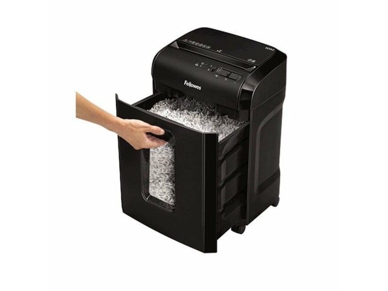 Шредер за хартия за микро рязане Fellowes 4630601 19 L 2 x 12 mm 10 Листи Черен Шредер за хартия за микро рязане Fellowes 4630601 19 L 2 x 12 mm 10 Листи Черен