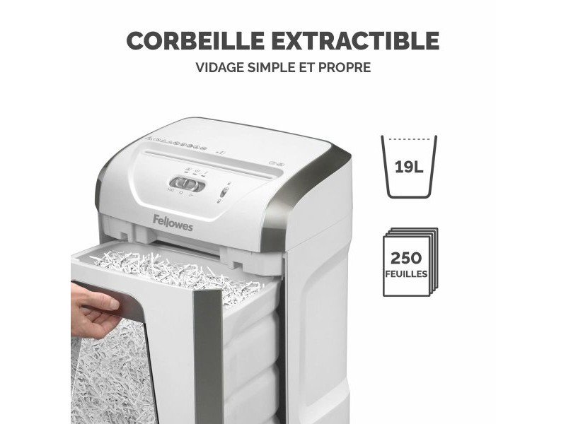 Шредер за хартия Fellowes 19 L