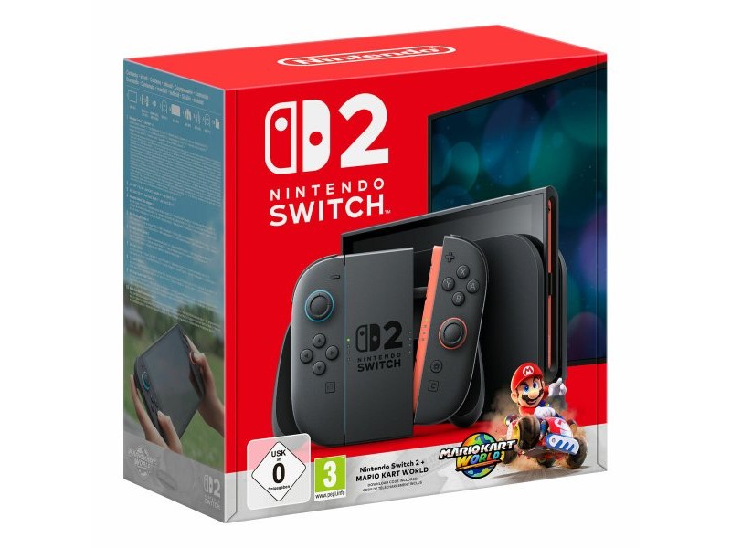 Nintendo Switch 2 Nintendo 10015920 Черен Mario Kart World