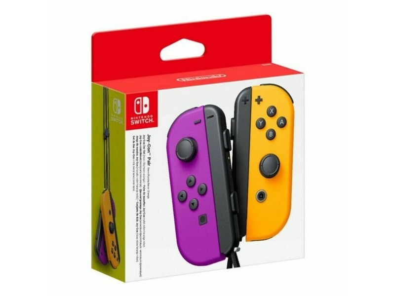 Безжичен джойстик Nintendo Joy-Con Лилав Оранжев