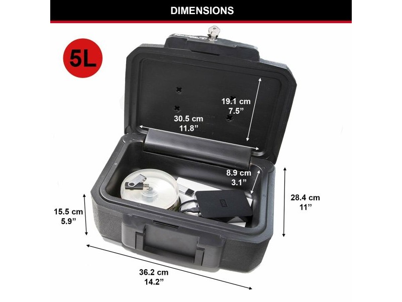 Сейф Master Lock L1200 36 x 28,5 x 15,5 cm Черен