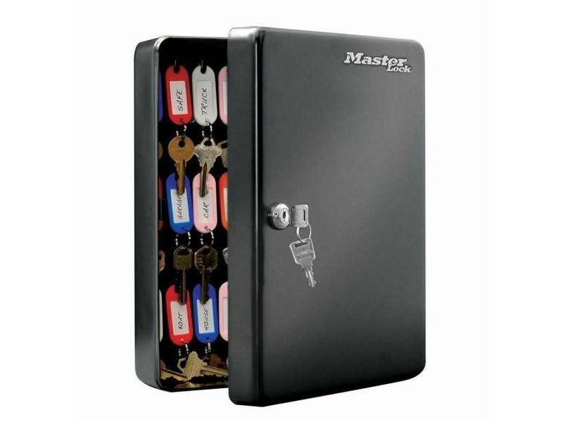 Шкаф за ключове Master Lock ‎9,8 x 23,9 x 30 cm 50 Ключове Черен Стомана