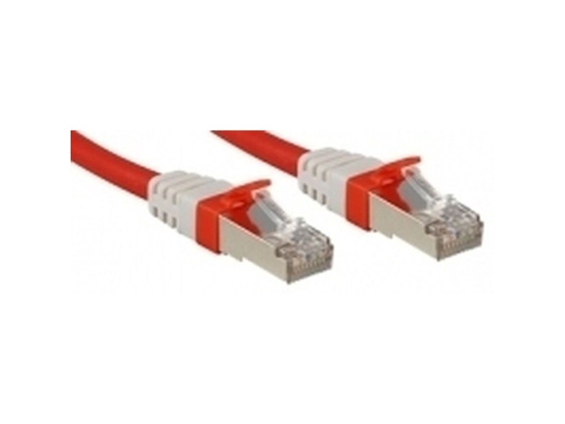 UTP категория 6 твърд мрежови кабел LINDY 45386 Червен 2 m