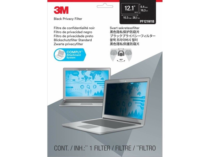 Филтър за Поверителност за Монитор 3M PF121W1B