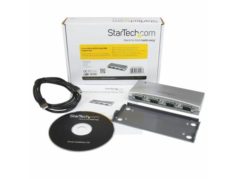 Адаптер за USB към RS232 Startech ICUSB2324 Сребрист