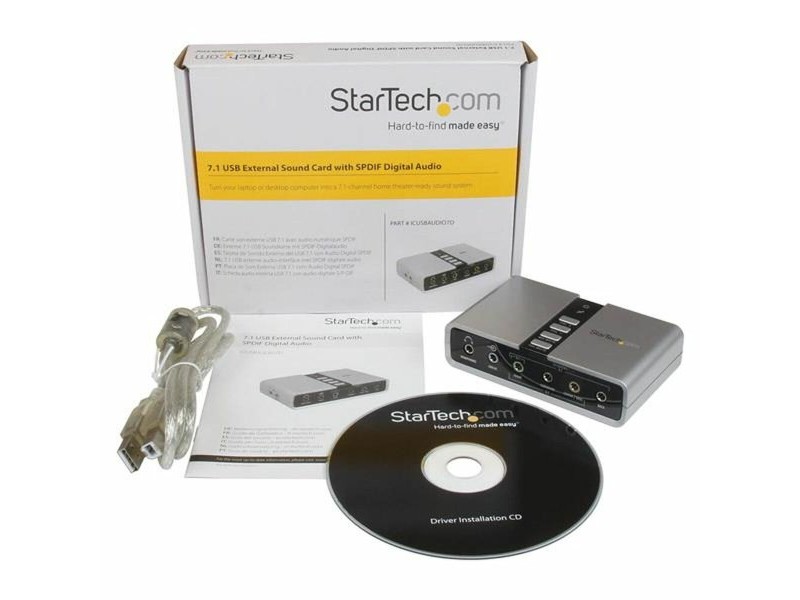 Звукова карта Startech ICUSBAUDIO7D