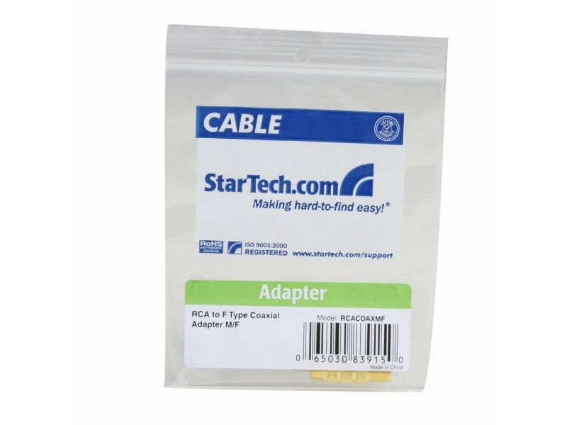 Адаптер за RCA Startech RCACOAXMF            Жълт