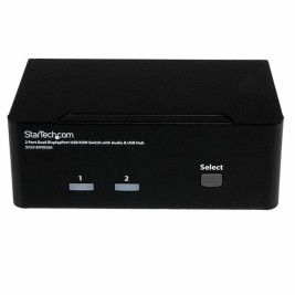 Прекъсвач KVM с 2 порта Startech SV231DPDDUA Черен