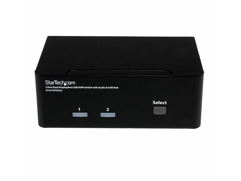 Прекъсвач KVM с 2 порта Startech SV231DPDDUA Черен
