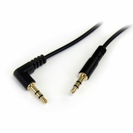 Аудио кабел с жак (3,5 mm) към 2 RCA кабел Startech MU6MMSRA             Черен 1.8 m