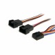 Захранващ кабел Startech FAN4SPLIT12