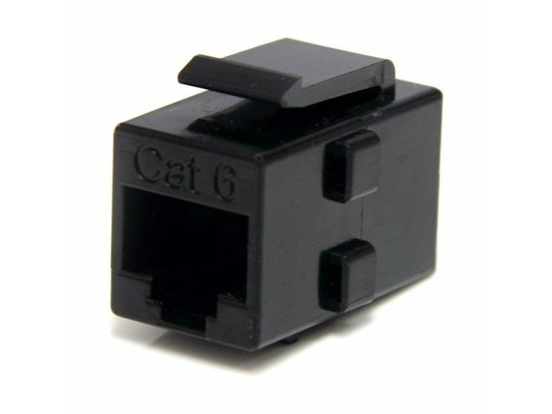RJ45 конектор Startech C6KEYCOUPLER Черен
