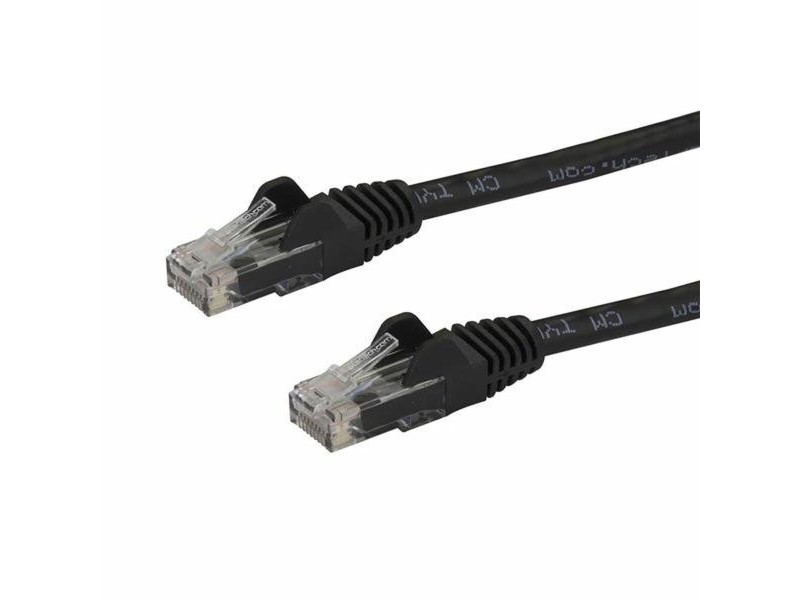UTP категория 6 твърд мрежови кабел Startech N6PATC1MBK           1 m