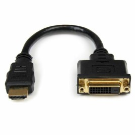 Адаптер HDMI Startech HDDVIMF8IN           Черен