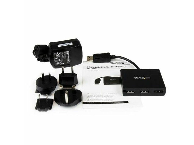 USB извод Startech MSTDP123DP Черен