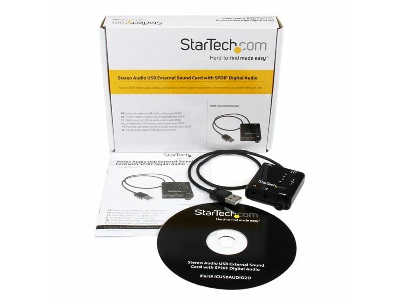 Звукова карта Startech ICUSBAUDIO2D