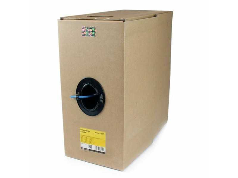 UTP категория 6 твърд мрежови кабел Startech WIR6CMRBL            304 m
