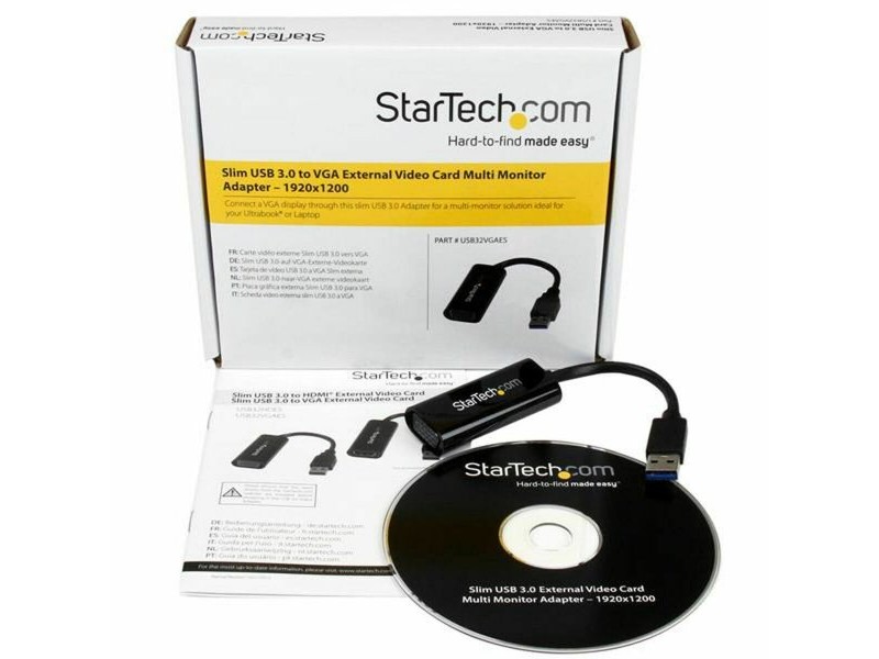 Адаптер за USB към VGA Startech USB32VGAES