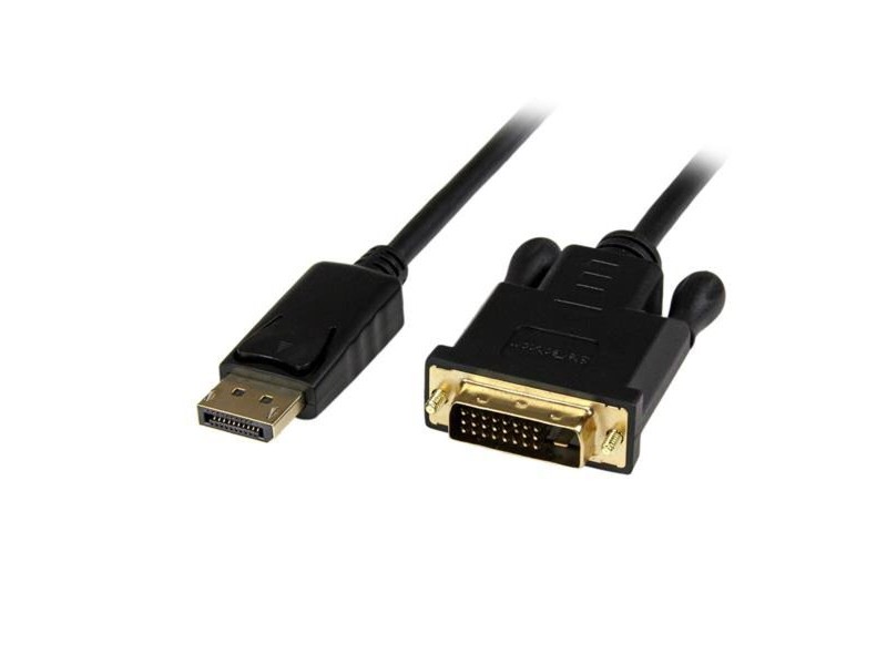 Адаптер DisplayPort към DVI Startech DP2DVIMM3BS Черен 90 cm