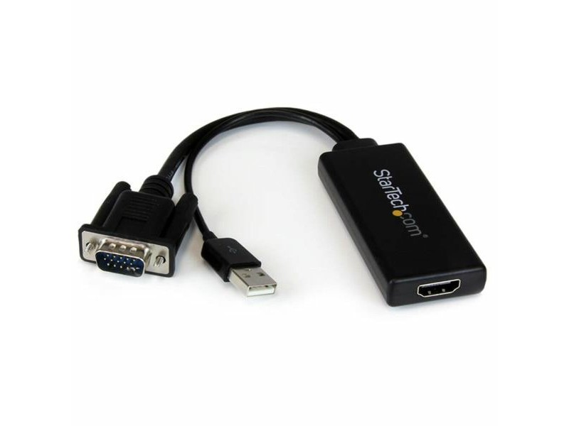 Адаптер HDMI към VGA Startech VGA2HDU              Черен