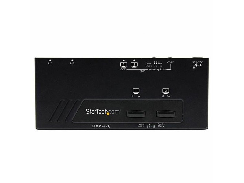 HDMI суич Startech VS222HDQ Черен
