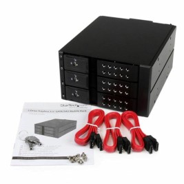 Поставка Startech HSB3SATSASBA Черен 3,5