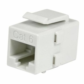 RJ45 Адаптер Startech C6KEYCOUPLWH RJ45 Бял