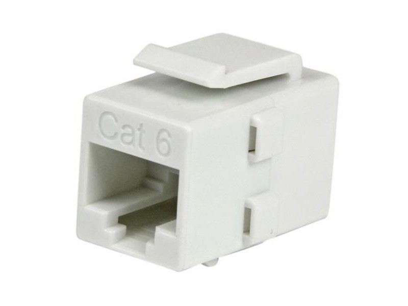 RJ45 Адаптер Startech C6KEYCOUPLWH RJ45 Бял