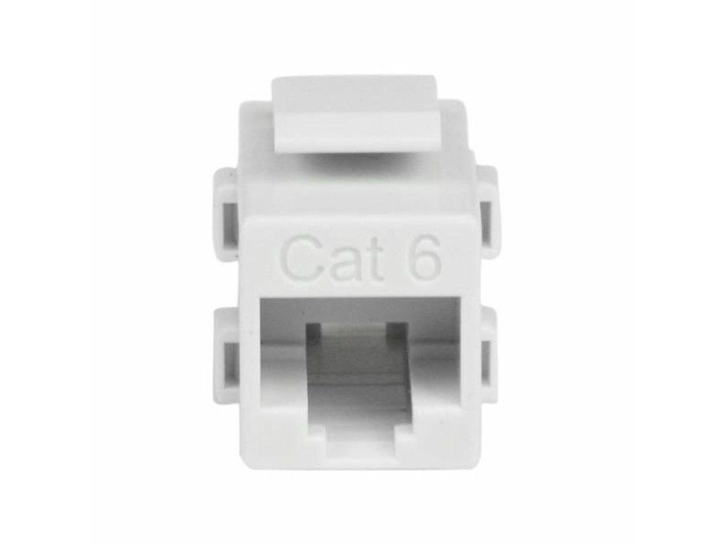 RJ45 Адаптер Startech C6KEYCOUPLWH RJ45 Бял