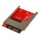 Aдаптер SSD Startech SAT32MSAT257 Червен Сребрист SSD mSATA