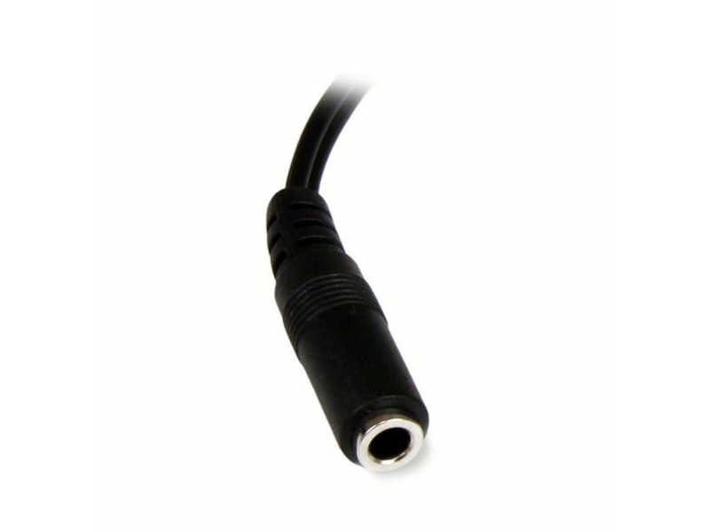 Аудио жак (3,5 mm) разклонител Startech MUFMRCA              Черен 0,15 m