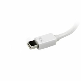 Mini Адаптер за DisplayPort към VGA/DVI/HDMI Startech MDP2VGDVHDW Бял Черен