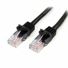 UTP категория 6 твърд мрежови кабел Startech 45PAT2MBK 2 m Черен