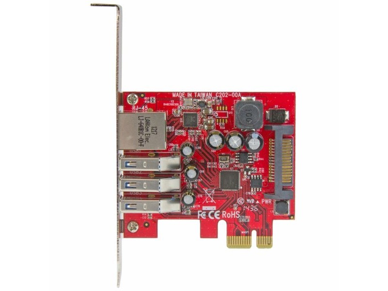 PCI карта Startech PEXUSB3S3GE