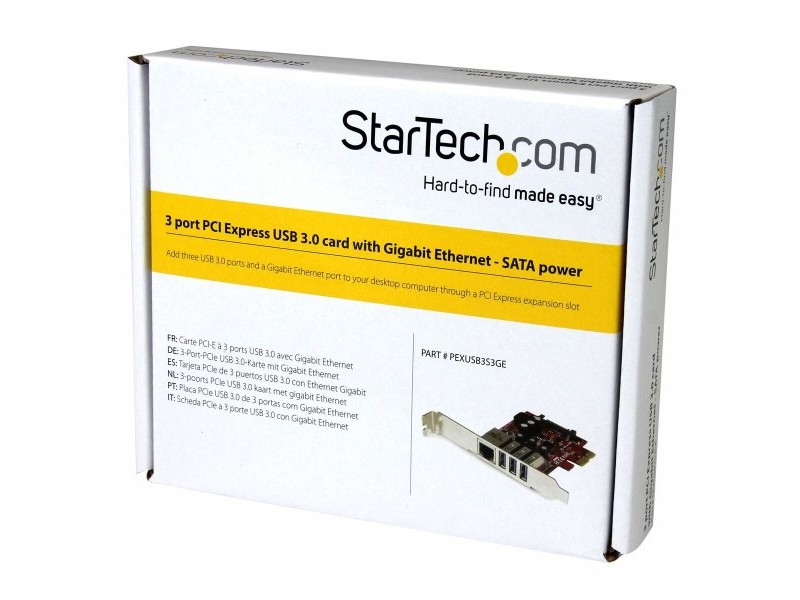 PCI карта Startech PEXUSB3S3GE