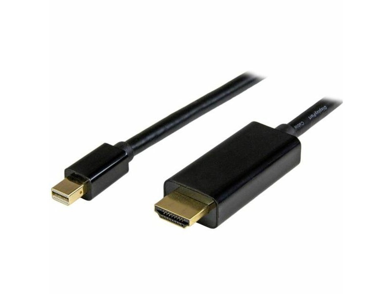 Кабел DisplayPort към HDMI Startech MDP2HDMM1MB 4K Ultra HD Черен 1 m