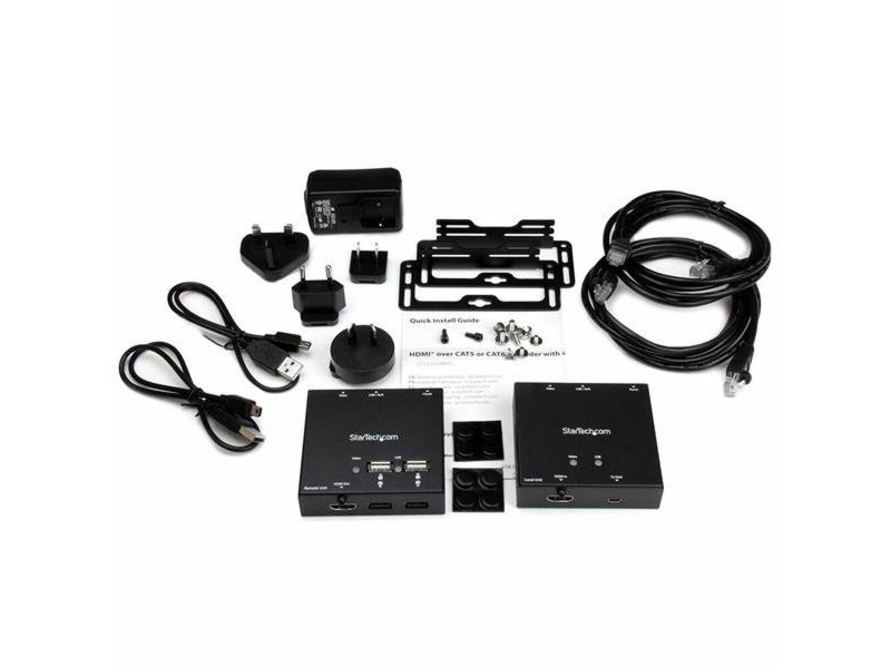 Адаптер HDMI Startech ST121USBHD WUXGA Черен
