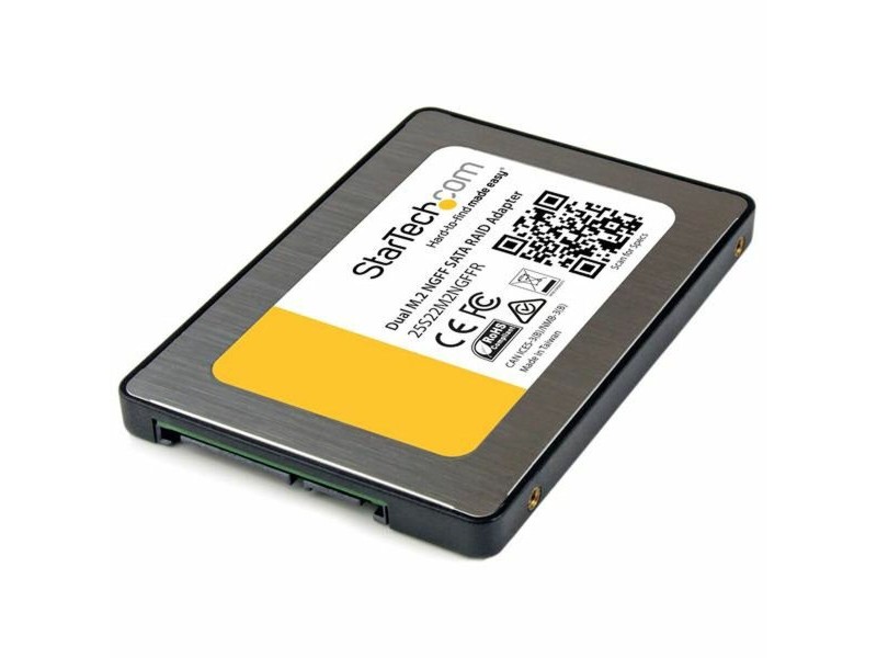 Aдаптер за твърд диск Startech 25S22M2NGFFR Черен