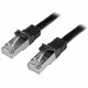 UTP категория 6 твърд мрежови кабел Startech N6SPAT1MBK           1 m